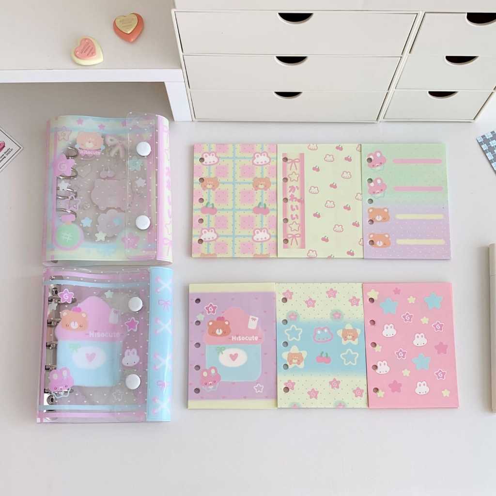 

[WindHeart] Mini Cute Kawai Binder & Kertas Binder