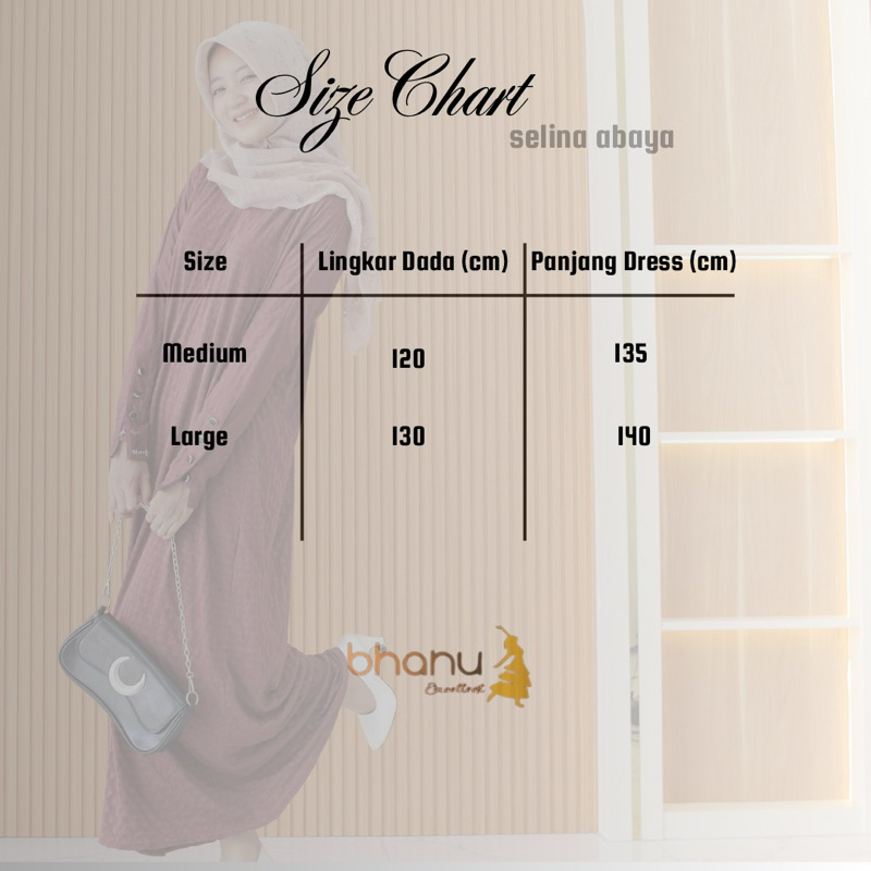 BESTPROMO IFABHANU - SELINA LAMBADOR KNIT PREMIUM ABAYA_GAMIS_DRESS BY BHANU.EXCELLENT