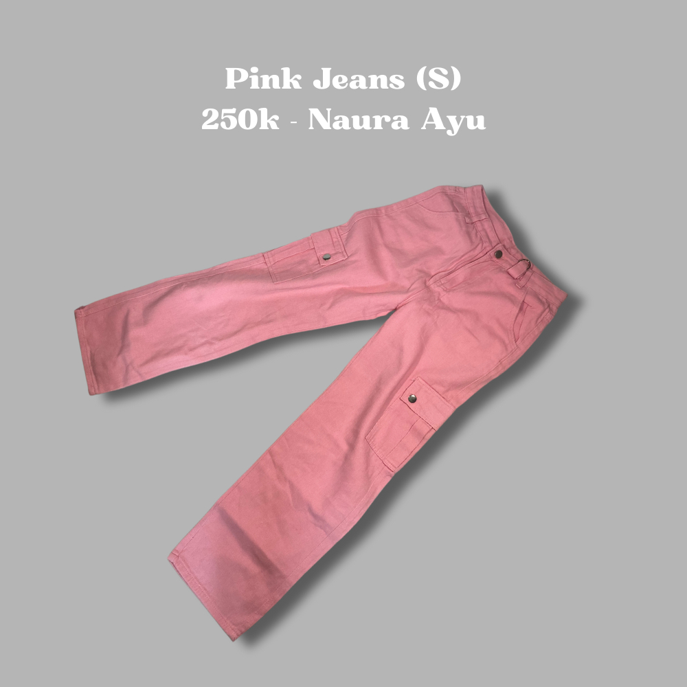Pink Jeans Size S - Naura Ayu