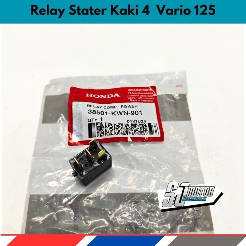 Relay Bendik Stater Pin Kaki 4 - 5 Original AHM  Vario 125 FI Vario 150 Vario 160 PCX 150 160 ADV 15