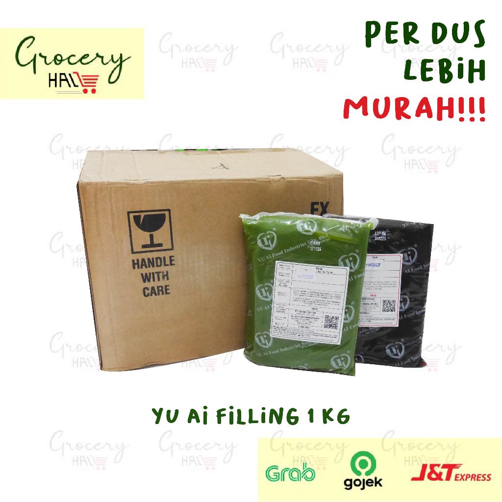 

[ HARGA DUS ] YU - AI FILLING 1 KG RED BEAN / PANDAN / TALAS / DAUYONG