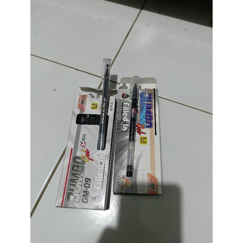 

bolpoin gell GM jumbo isi 12 pch