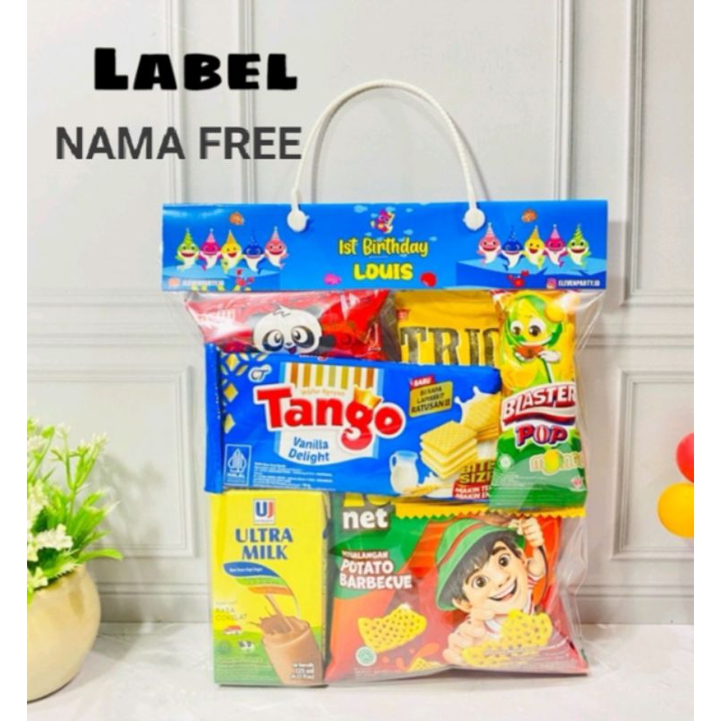 

Paket Snack Ulang Tahun Anak / Hampers Ulang Tahun Anak / Souvenir Ulang Tahun