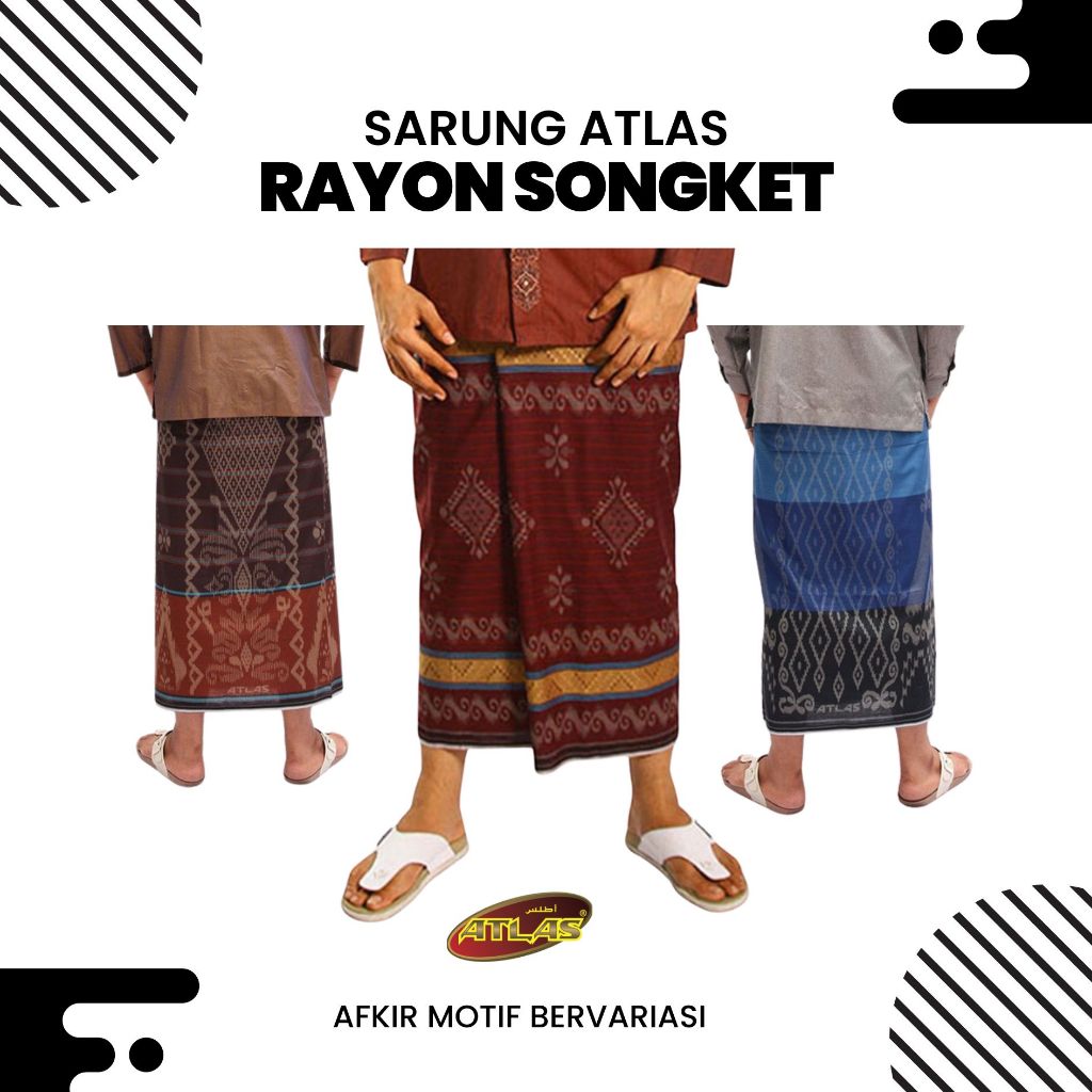 SARUNG ATLAS SPESIAL RAYON SONGKET AFKIR