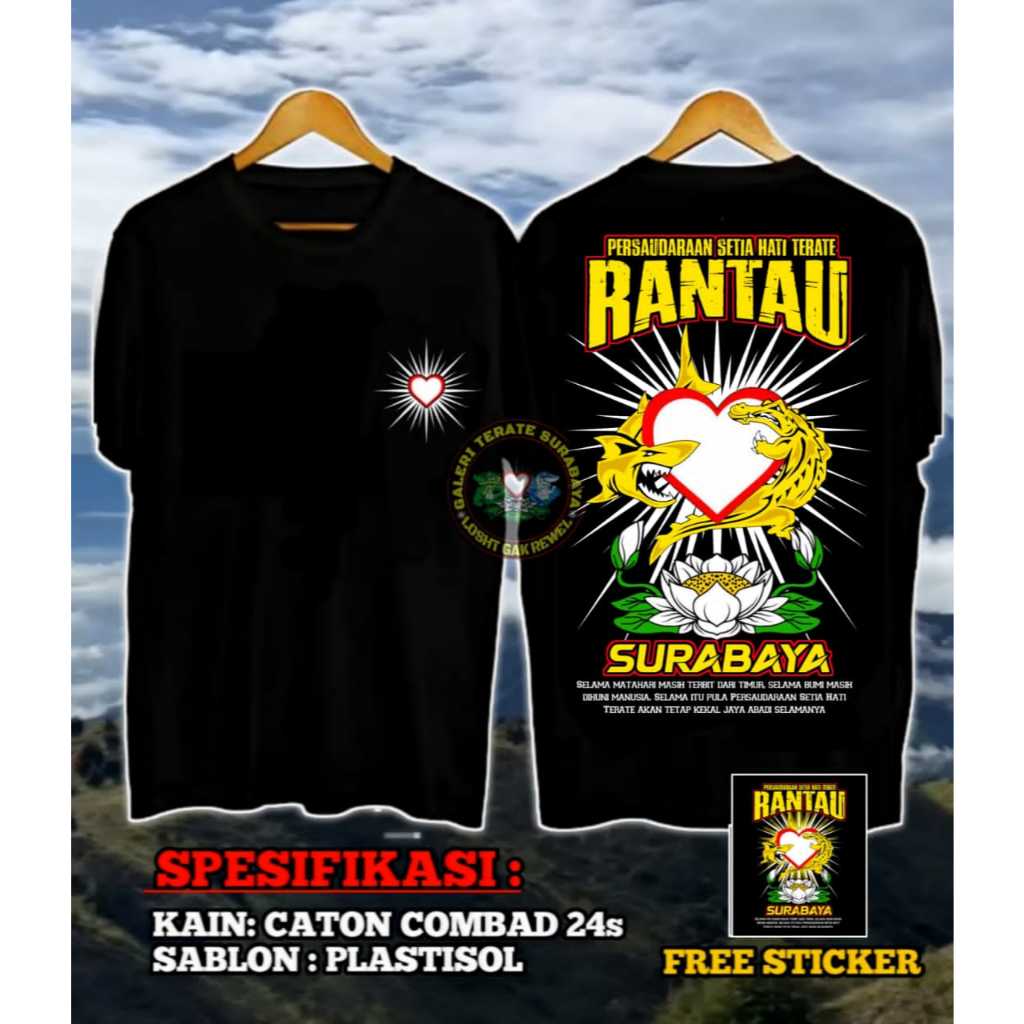 KAOS PSHT - KAOS RANTAU SURABAYA PSHT
