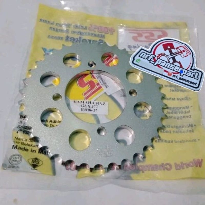 GEAR BELAKANG SSS 428// GIR BELAKANG YAMAHA 44 42/39T/38T/37T/ 36T/35T/ 34T/33T/32T-428 SSS RX KING 