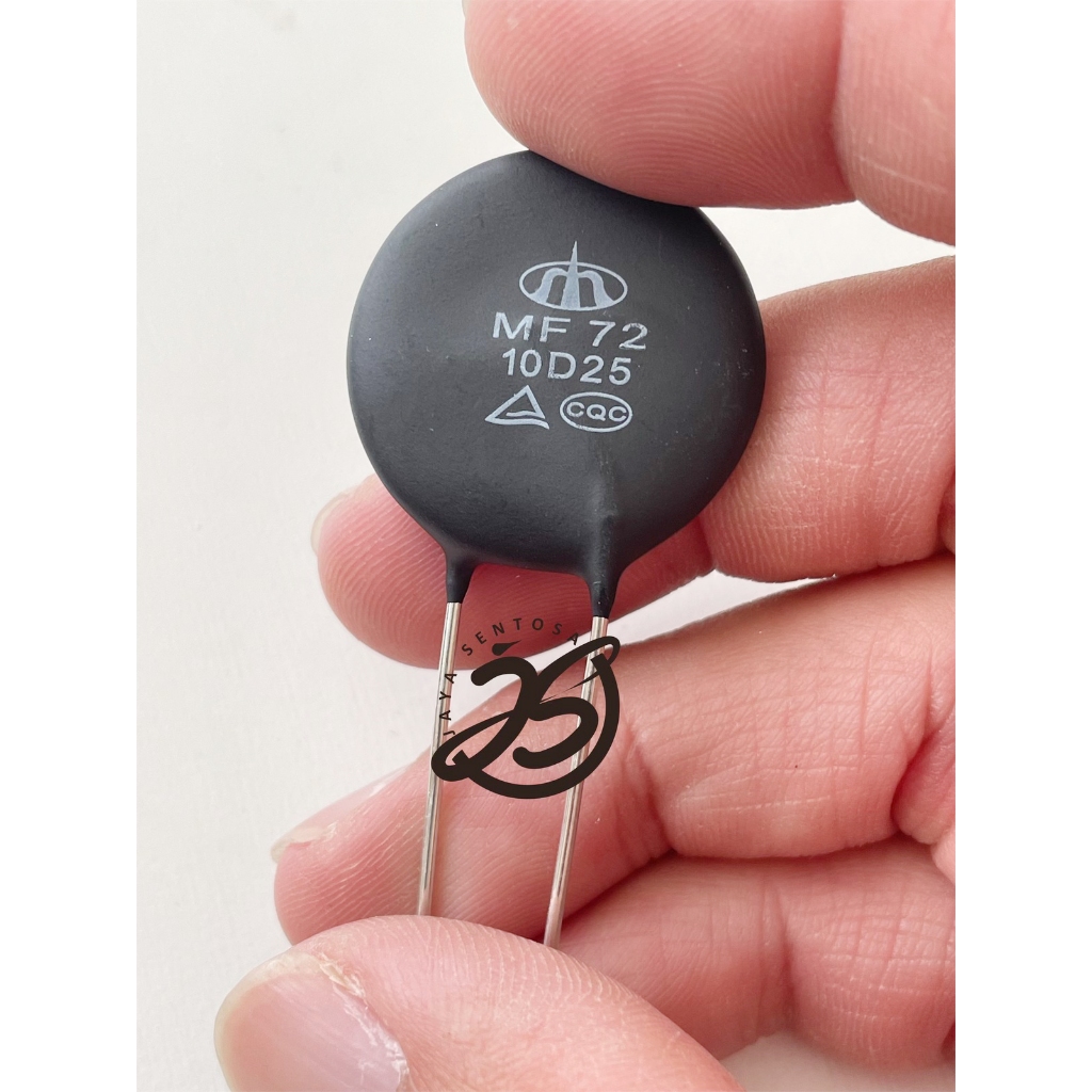 NTC 10D 25 BESAR (1 BUAH) THERMISTOR NTC 10D25 10OHM TEMPERATURE SENSOR NTC 10D-25 ups