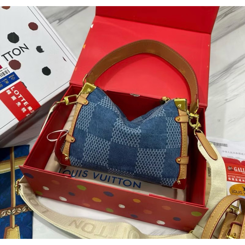 Tas LV TRUNK Mono Denim MIRROR VIP DOUBLEBOX