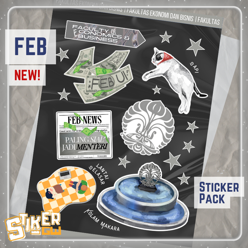 

[NEW] Sticker Pack FEB UI - STIKER MAKARA FAKULTAS EKONOMI BISNIS SEMUA UNIVERSITAS INDONESIA KAMPUS STICKER LAPTOP IPAD BUKU CERMIN MOBIL MOTOR CASING KESING CASE HANDPHONE HP SETIKER STICKER LUCU AKSESORIS CUSTOM PTN KULIAH BAGUS AWET