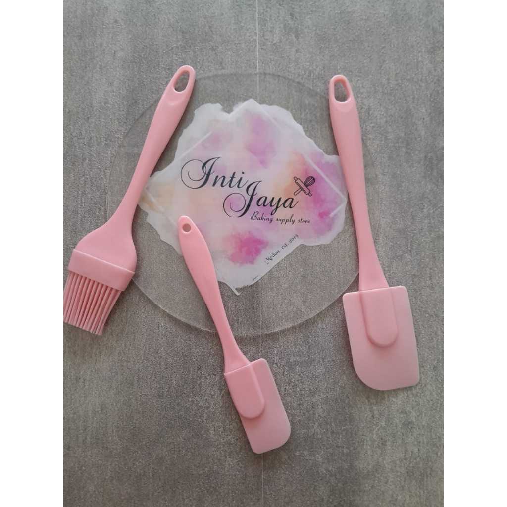 

SPATULA DAN KUAS SILICONE SET 3 ( WARNA RANDOM)