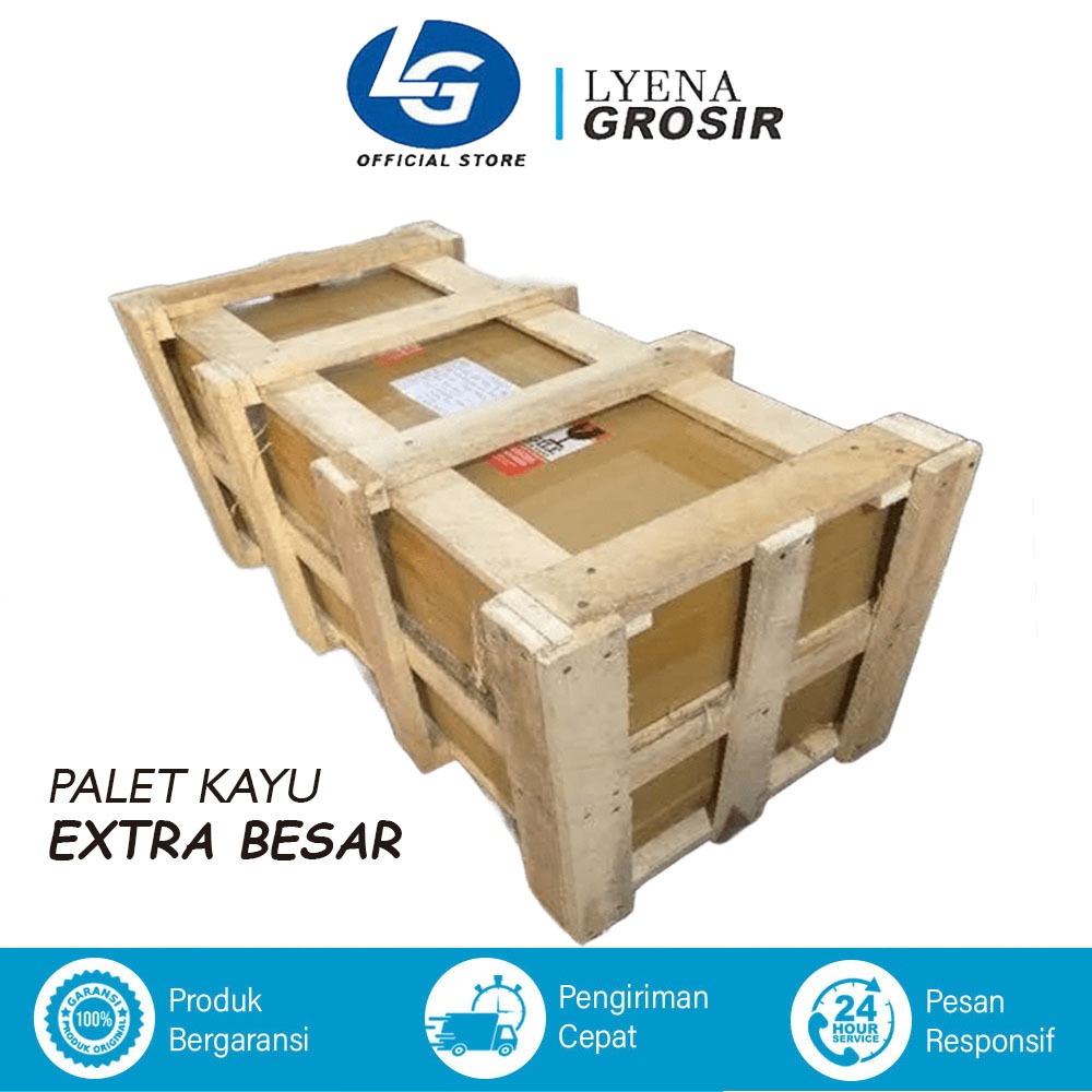 

Packing kayu untuk pengiriman lebih aman. Ukuran Besar