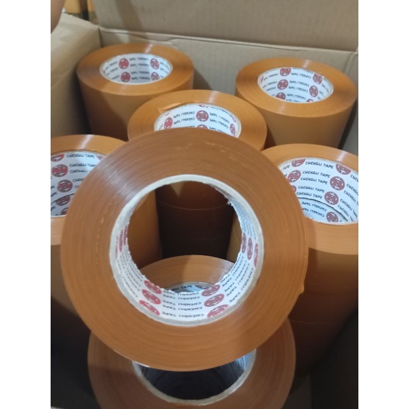 Lakban Coklat 300yard | Lakban Jumbo 300yard bening | lakban coklat 300yard Termurah Kualitas Terbai