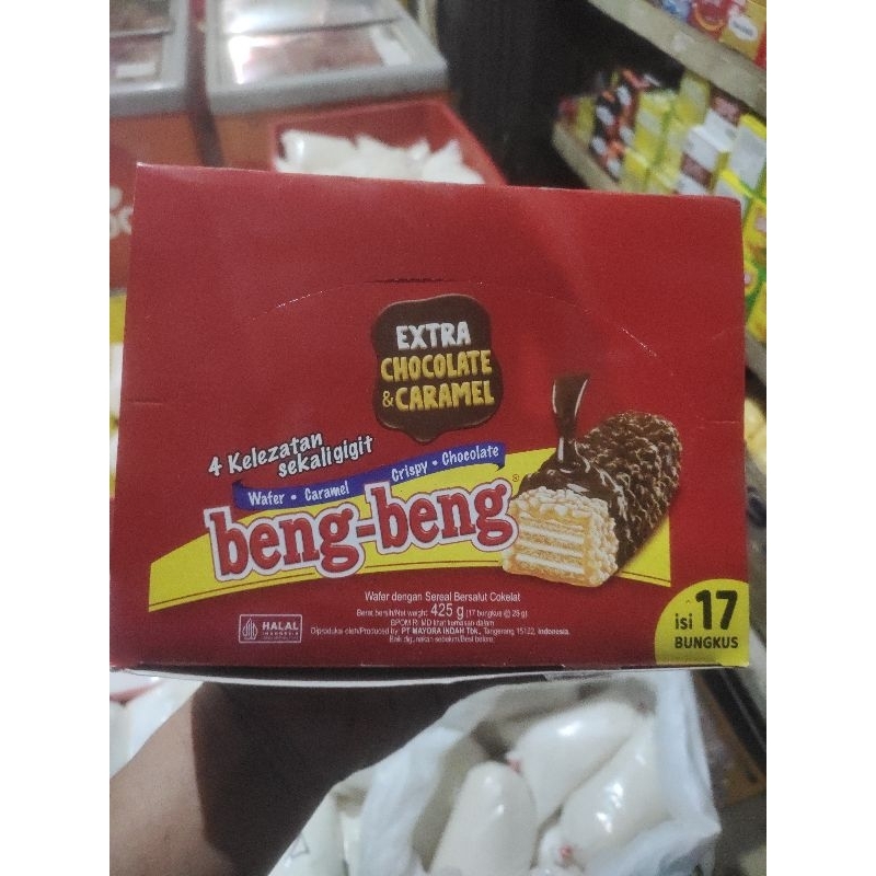 

Beng-Beng extra cokelat dan karamel