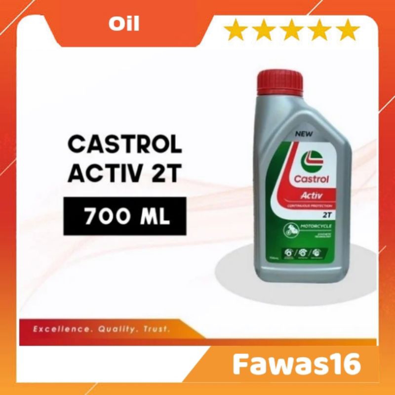 oil Castrol 2t oli samping Castrol