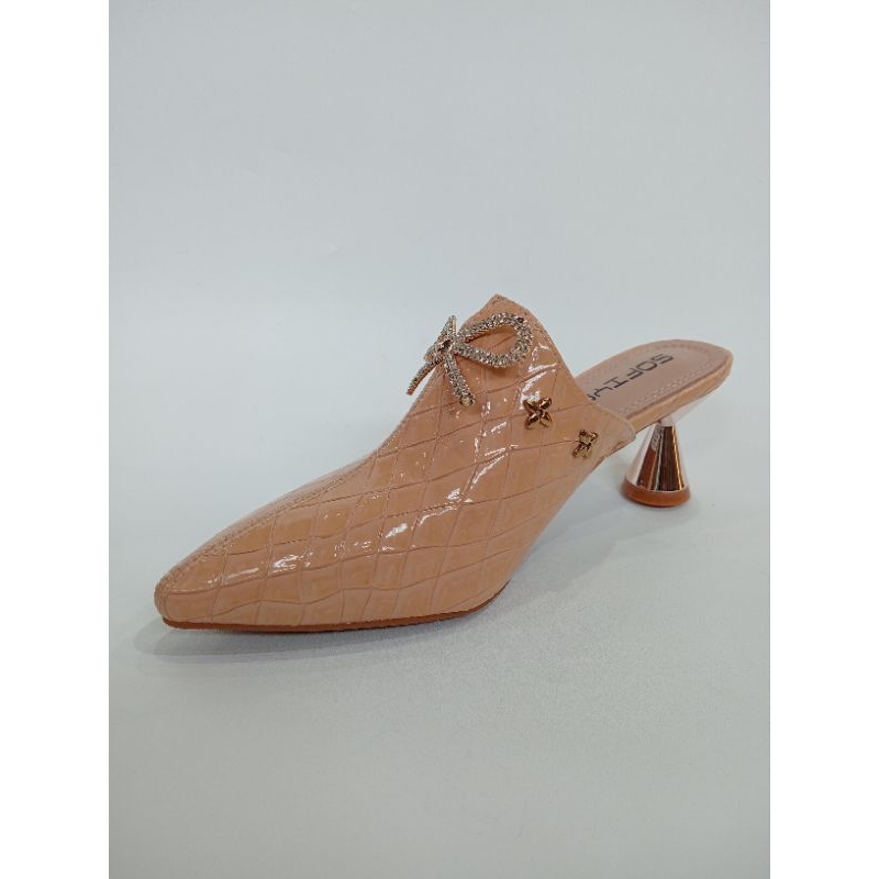 SEPATU WANITA HEELS SOFIYA 8005 - 5 WARNA KREM & HITAM SIZE 36,37,38,39,40 NEW 