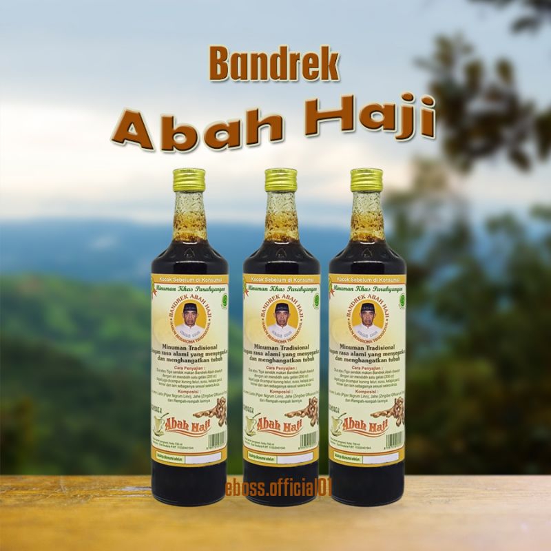 

Bandrek Abah haji original Ciwidey 1 botol 750ml khas parahyangan