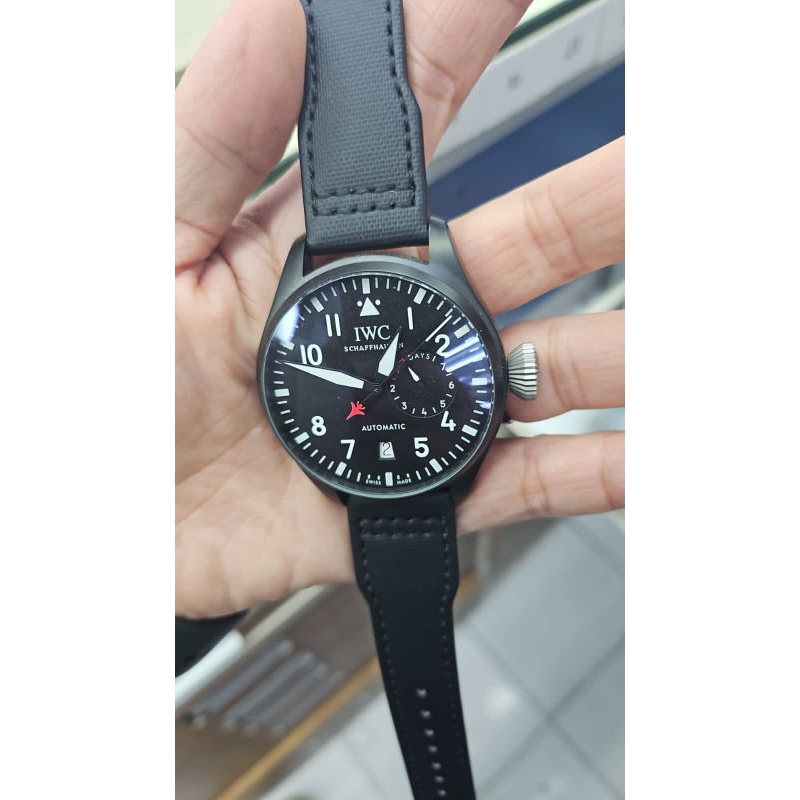 JAM TANGAN PRIA IWC AUTOMATIC TERMURAH BODY BLACK