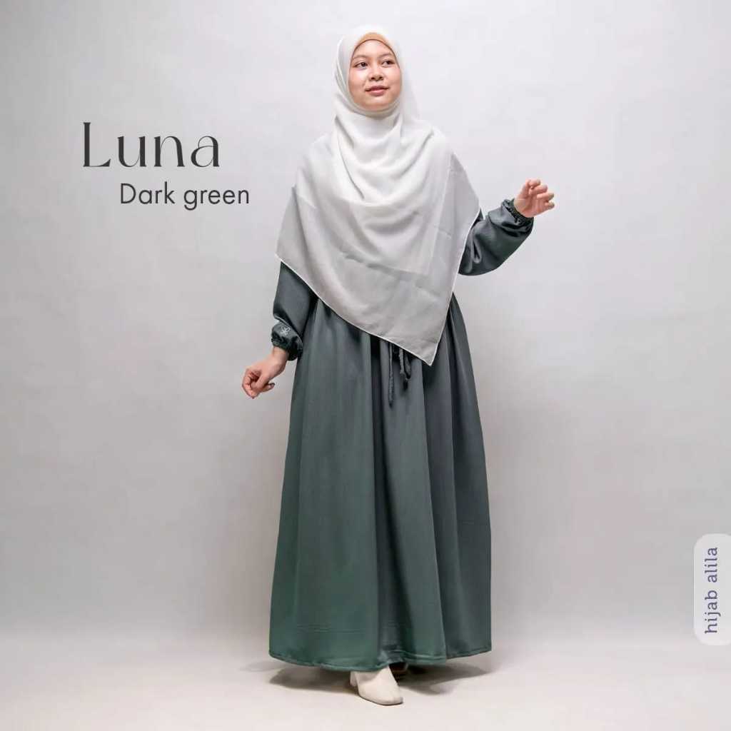 Gamis Syari Busui Friendly LUNA By Hijab Alila