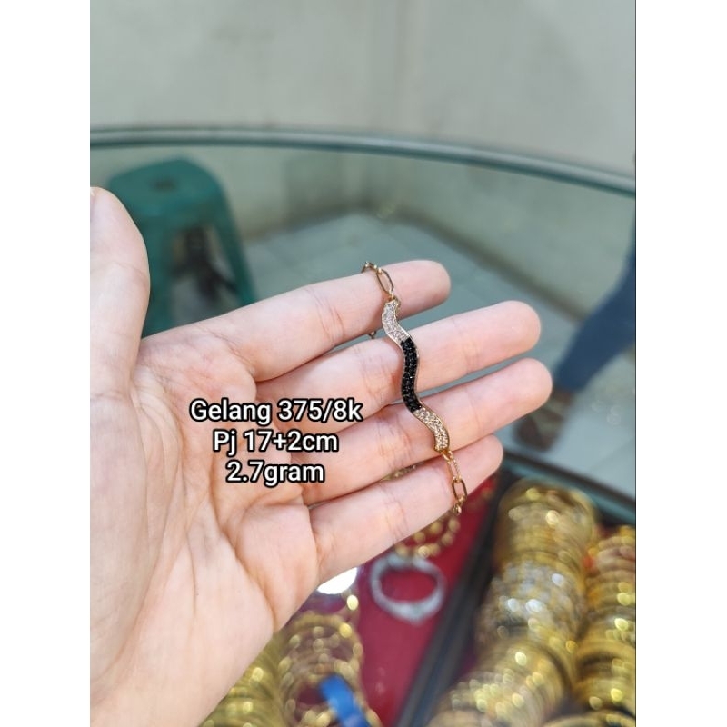 GELANG EMAS 375/8K GELANG EMAS ASLI MODIS GELANG EMAS KEKINIAN