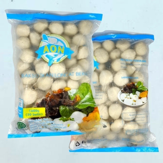 

Bakso Ikan Loncat Aon Beku 1kg / 50butir