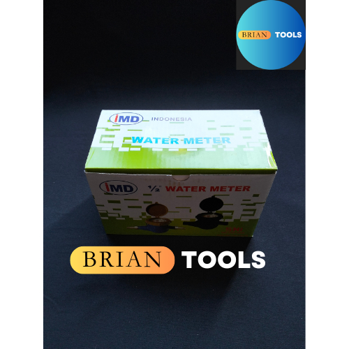 Meteran Air IMD 1/2 Water Meter Tandon Besi IMD