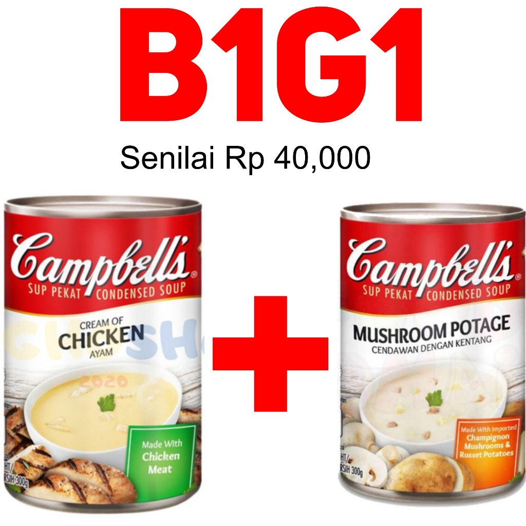 

[B1G1] CAMPBELLS CREAMY CHICKEN MUSHROOM SOUP 300 GR