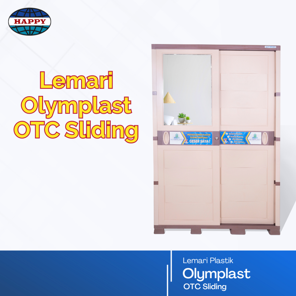 Lemari Plastik Olymplast OTC Sliding