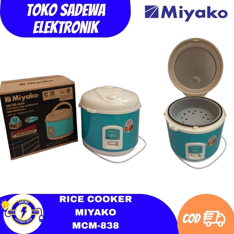 RICE COOKER MIYAKO MCM-838 2LITER