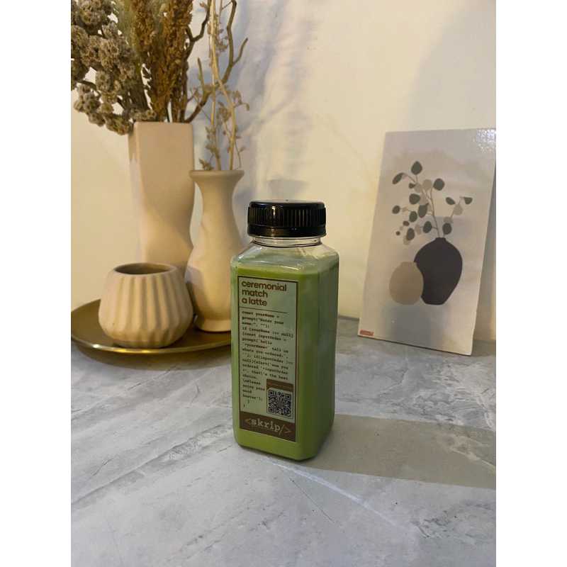 

Ceremonial matcha latte (kemasan botol)