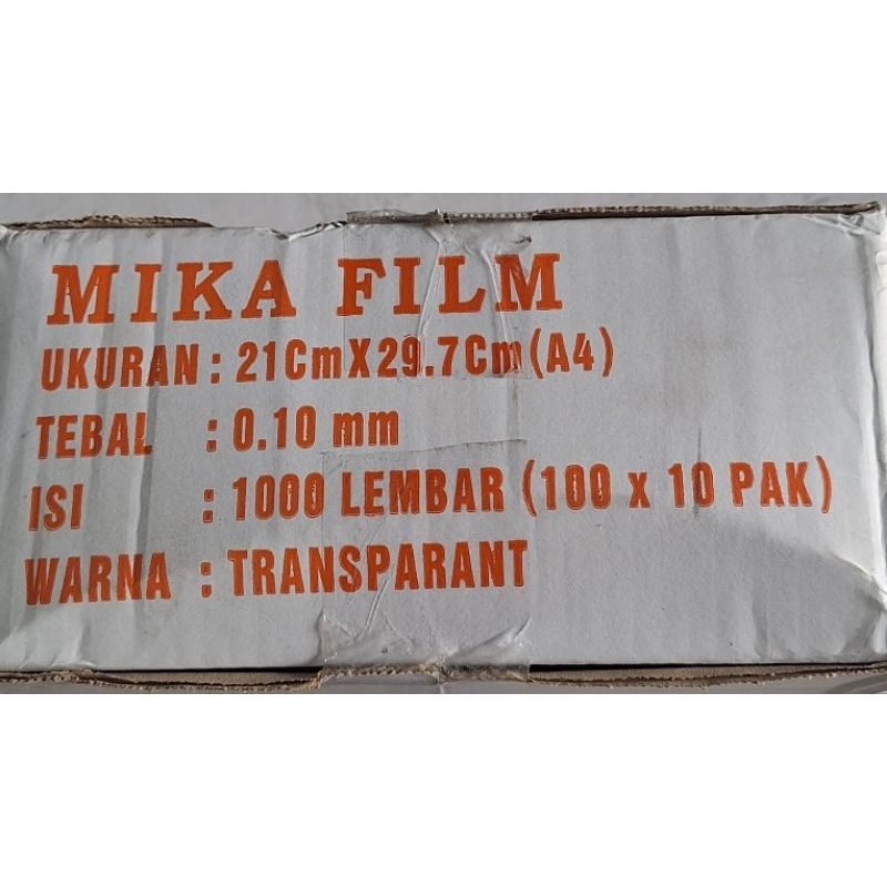 

(10 Pak) Cover Mika Asahi Khusus instant/sameday RJ4