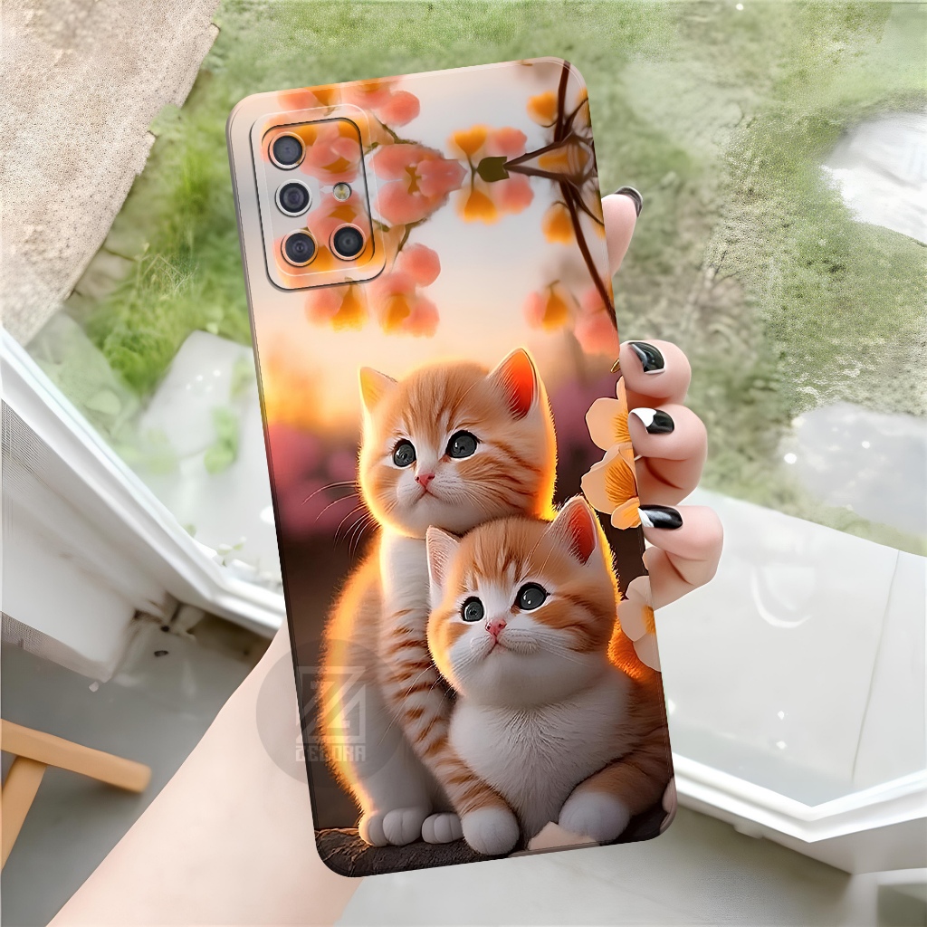 Case Samsung Galaxy M51 Fashion Case Kucing Softcase Samsung Galaxy M51 Casing Samsung Galaxy M51 Ke