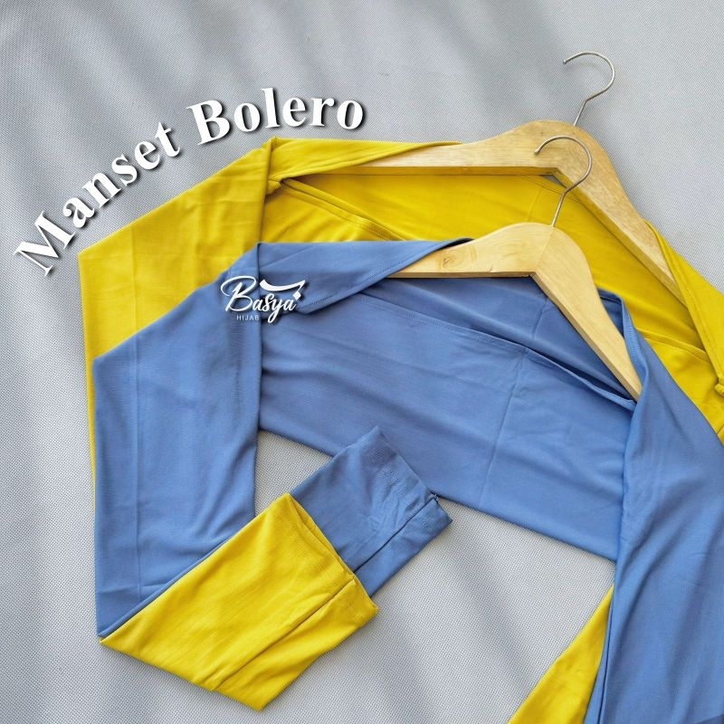 MANSET TANGAN BOLERO•manset bolero•manset tangan sambung•manset crop•manset lengan panjang