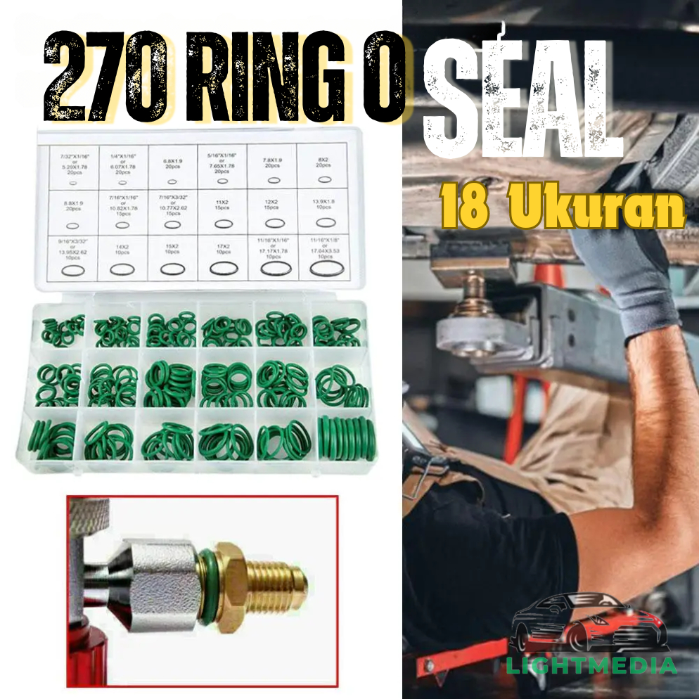 Karet Ring O seal 270pcs Seal Ac Karet Ring O Ac