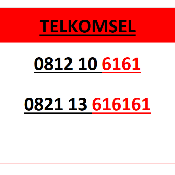 nomor cantik telkomsel simpati seri abab 6161 murah lengkap wn84 3000