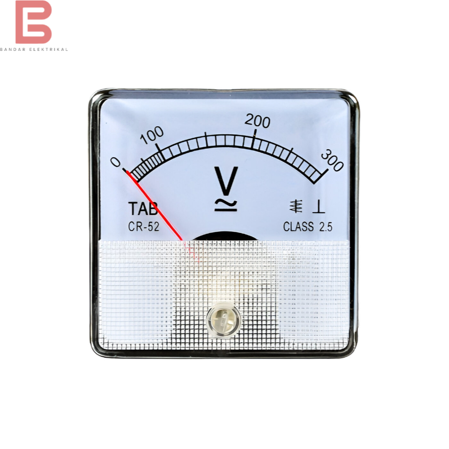 Volt Meter Analog AC / DC 300 V CR52 TAB Voltmeter
