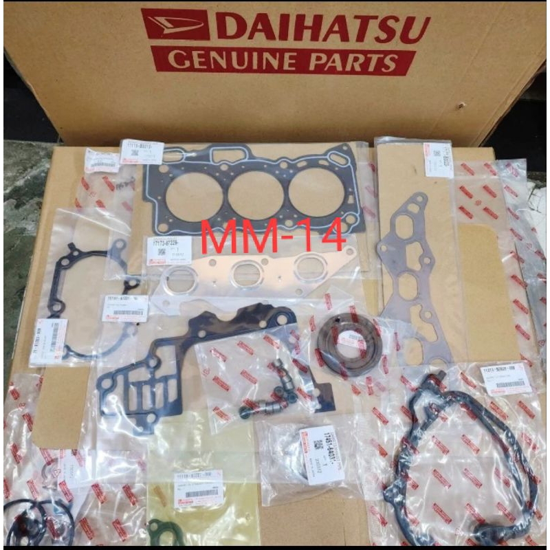 PACKING PAKING SET XENIA 1.0 VVTI GASKET FULL SET XENIA VVTI 1.0CC ORI