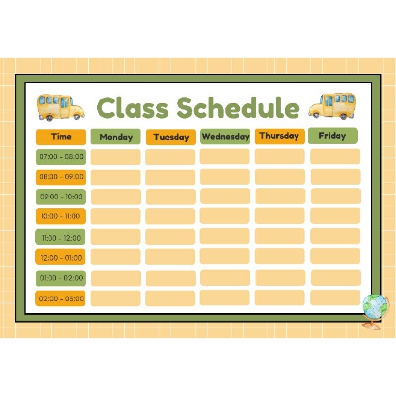 

CLAS SCHEDULED / JADWAL PELAJARAN / JADWAL PIKET DLL