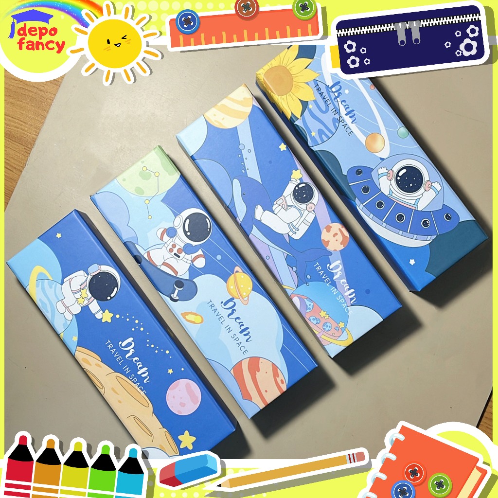 

Kotak Pensil Kardus Magnet KAX210-68 / Pencil Case / Tepak Pensil / Boks Pensil / Box Pen