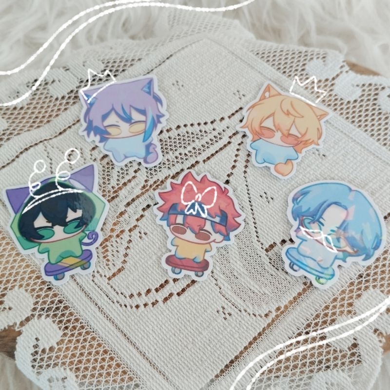 

[READY] Stiker Hologram Anime SK8 the infinity & RuiKasa
