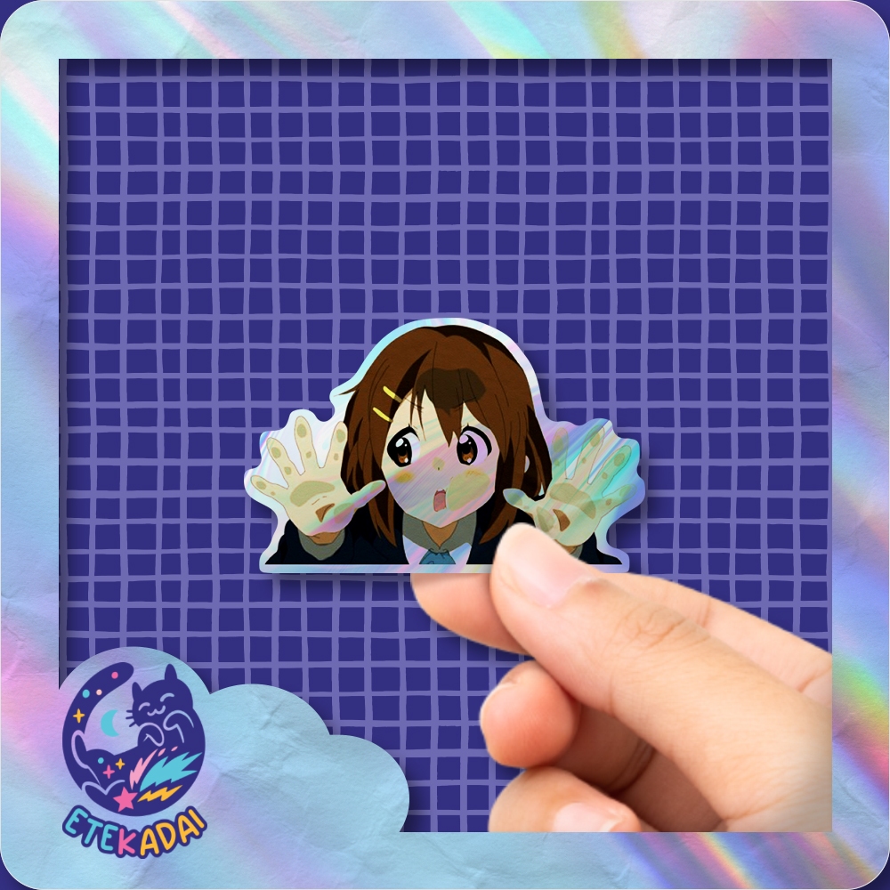 

Stiker Hologram Anime K-ON Yui Hirasawa nemplok