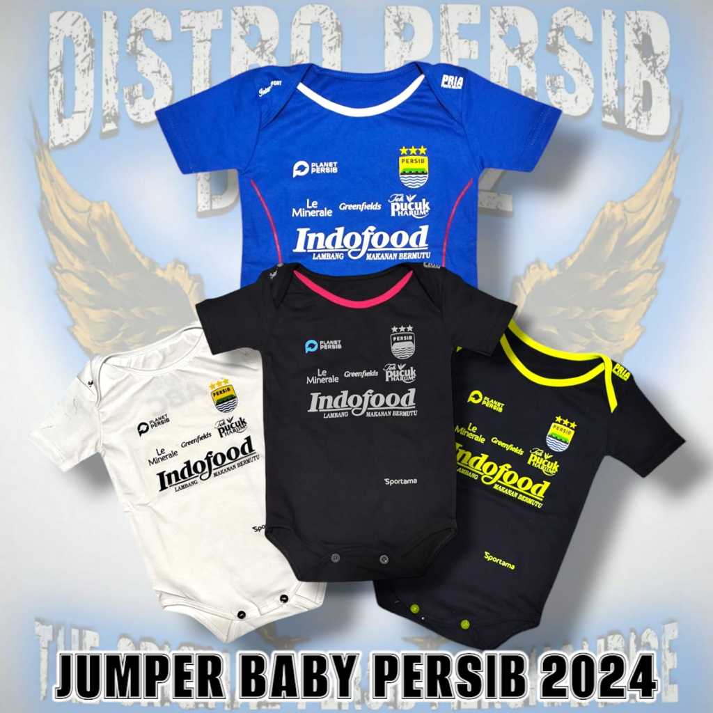 Baju bayi persib jumper anak 2024 2025 bisa request nama sendiri