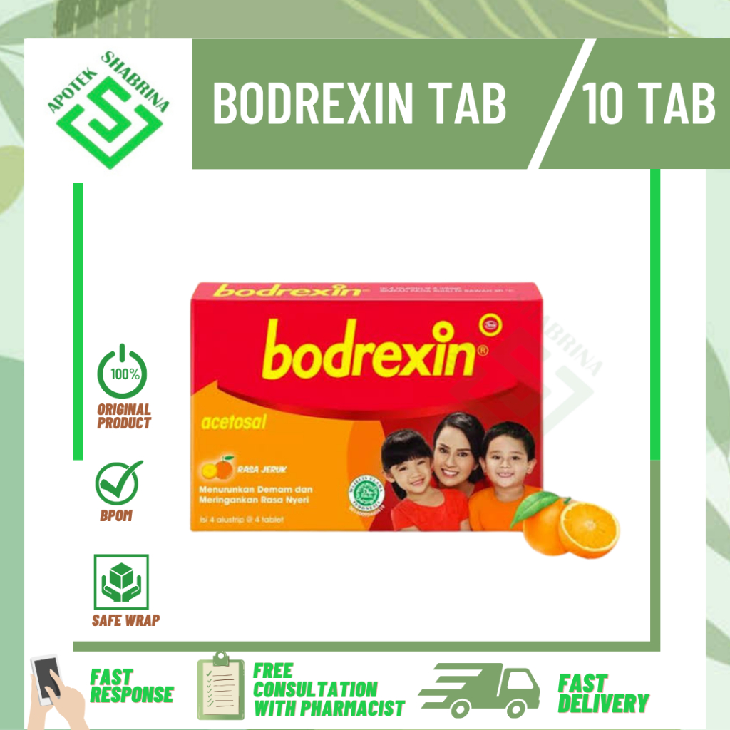 BODREXIN TABLET / DEMAM ANAK