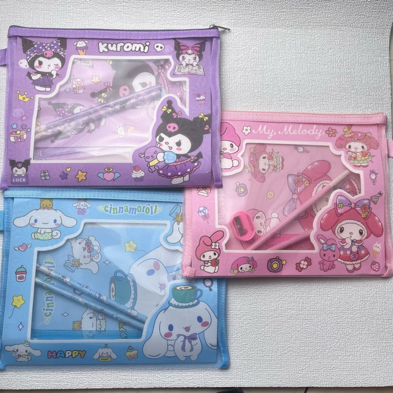 

Kotak Pensil Set Alat Tulis Set Kotak Pensil Karakter Sanrio Kuromi Melody Cinnamoroll