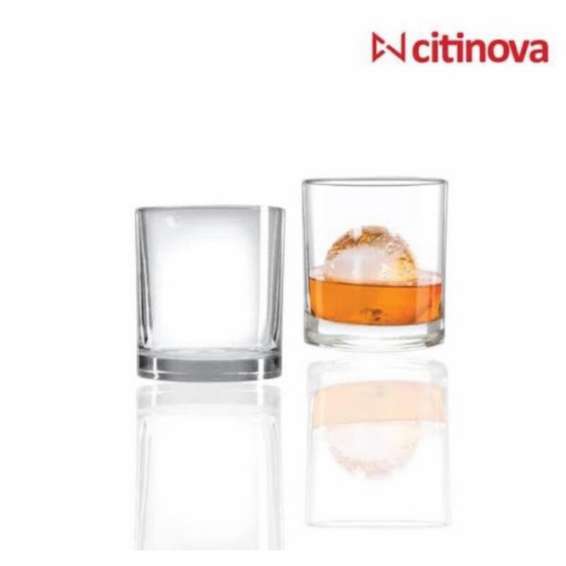 CITINOVA BARLEY 325ML GELAS BIR JUS CAFE / GELAS KACA 6PCS