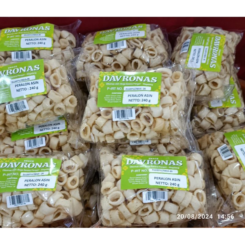 

Camilan Paralon Asin Davronas 240gr camilan oleh-oleh khas Jogja Semarang Magelang Jateng DIY