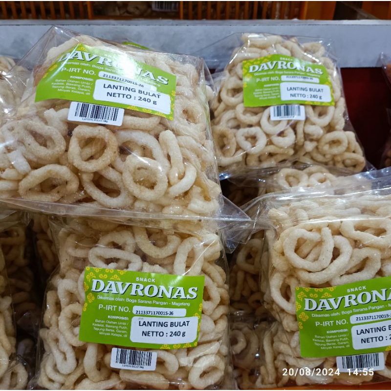 

Lanting Bulat original Davronas 240gr oleh-oleh khas Jogja Semarang Magelang Jateng DIY