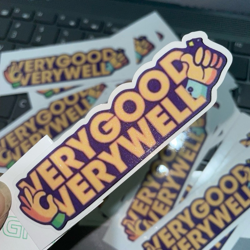 

sticker|stiker verygood verywell 035