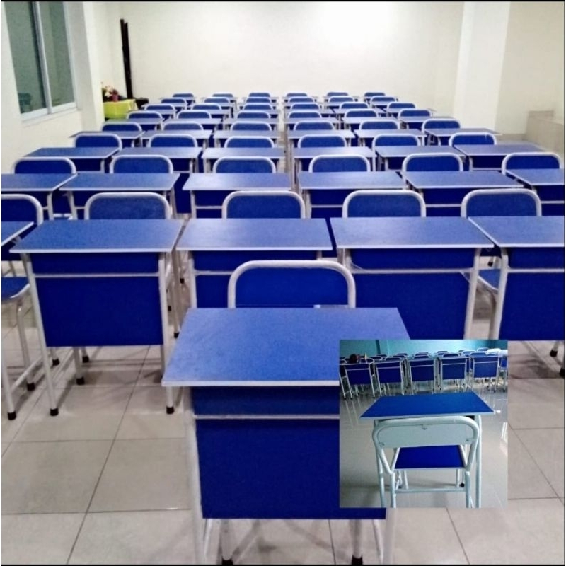 Paket set Meja kursi set sekolah siswa meja set kursi siswa bangku siswa