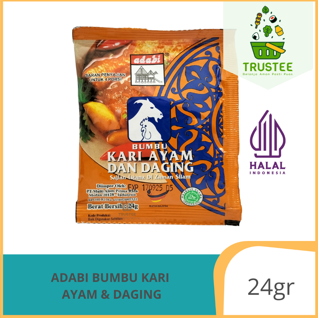 

Adabi Bumbu Kari Ayam Dan Daging 24gr