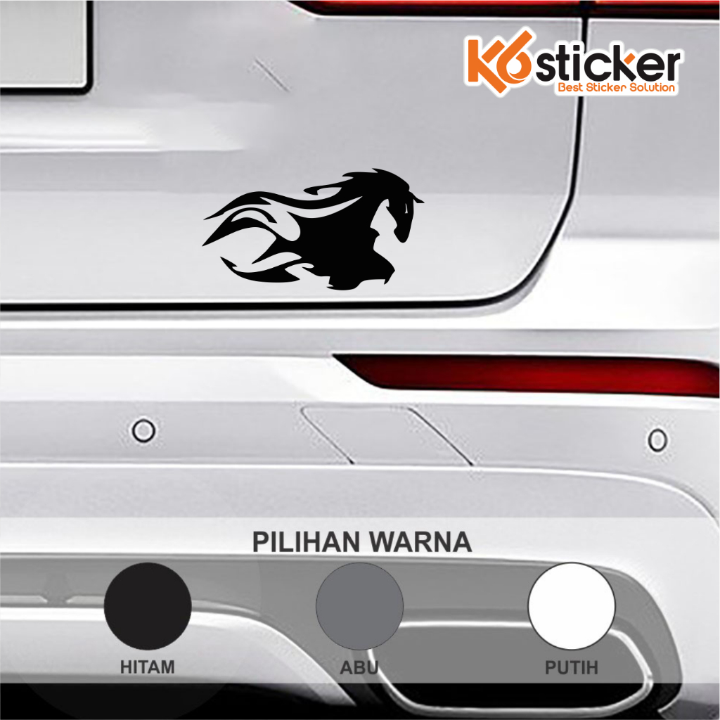 Stiker Body Mobil kuda keren Stiker Cutting Sticker Mobil